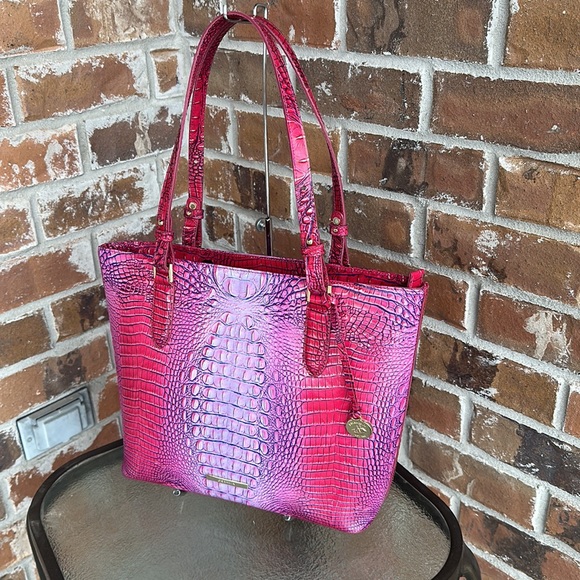 NWT Brahmin Handbag Medium Misha Tote Jazzynova Ombre Melbourne - Picture 12 of 13